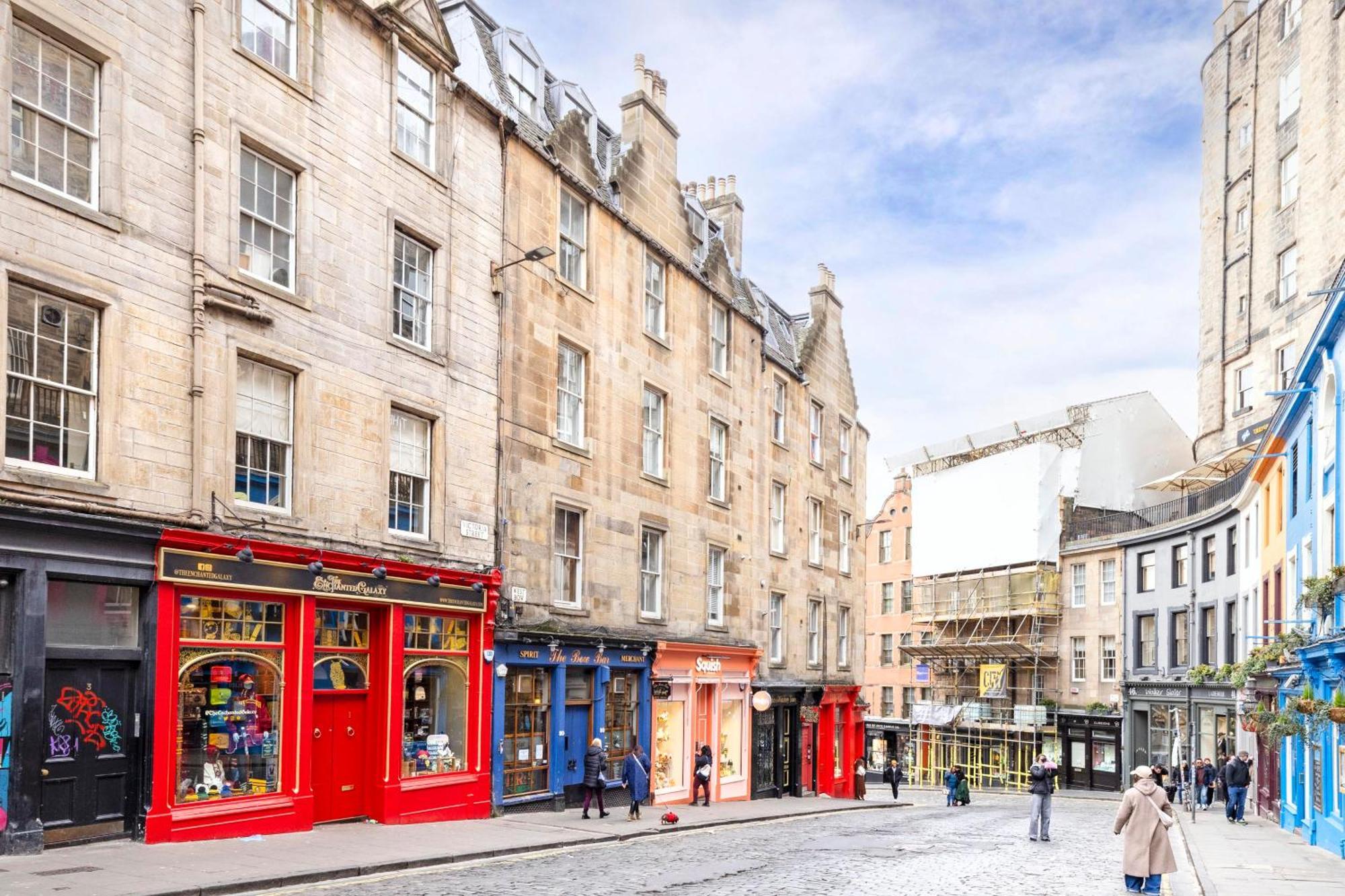 Apartamento Joivy Charming Flat Near St Giles Edimburgo Exterior foto